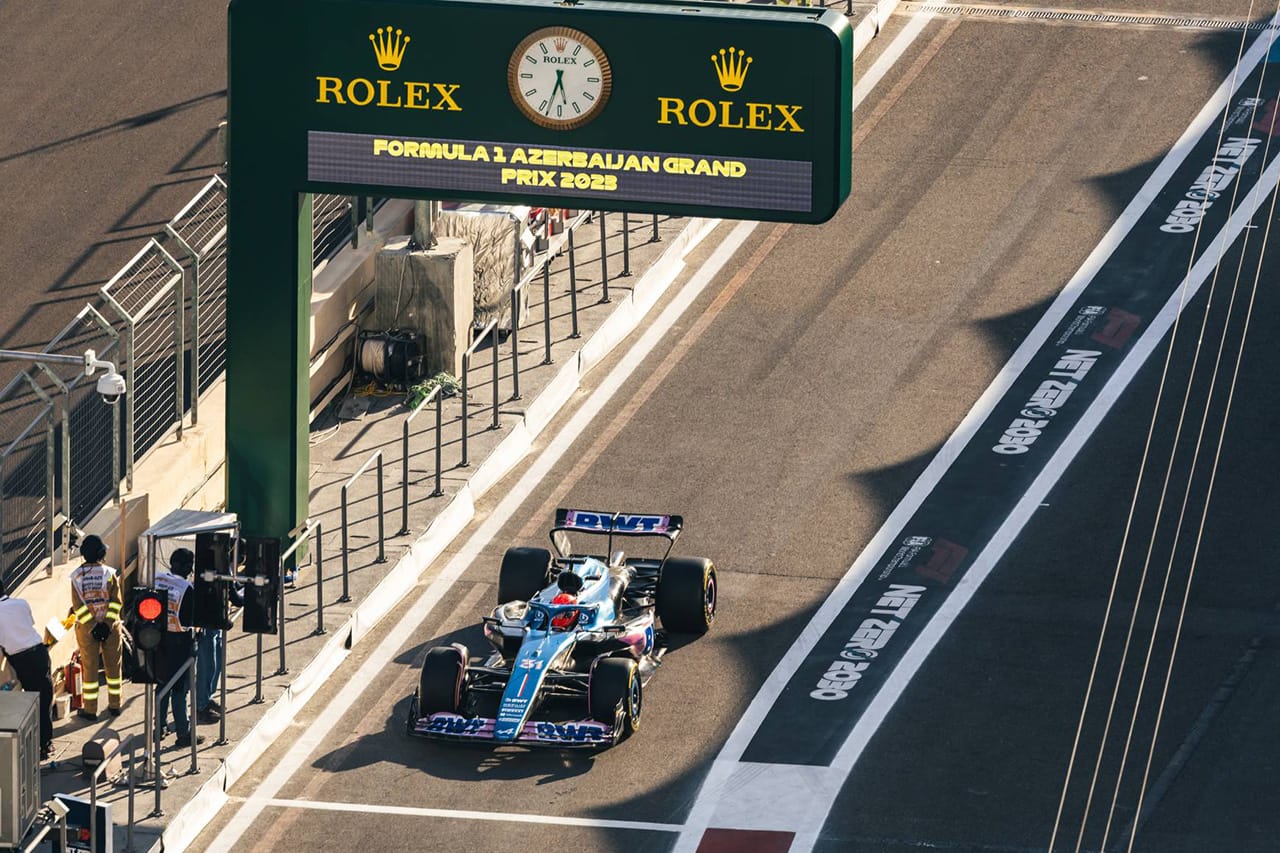 アルピーヌF1、オコンのピットレーンスタートは「プランクの摩耗を懸念」