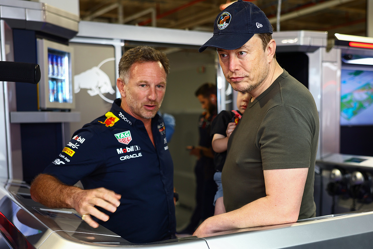 F1マイアミGP:イーロン・マスクやジェフ・ペゾスら億万長者が脚光