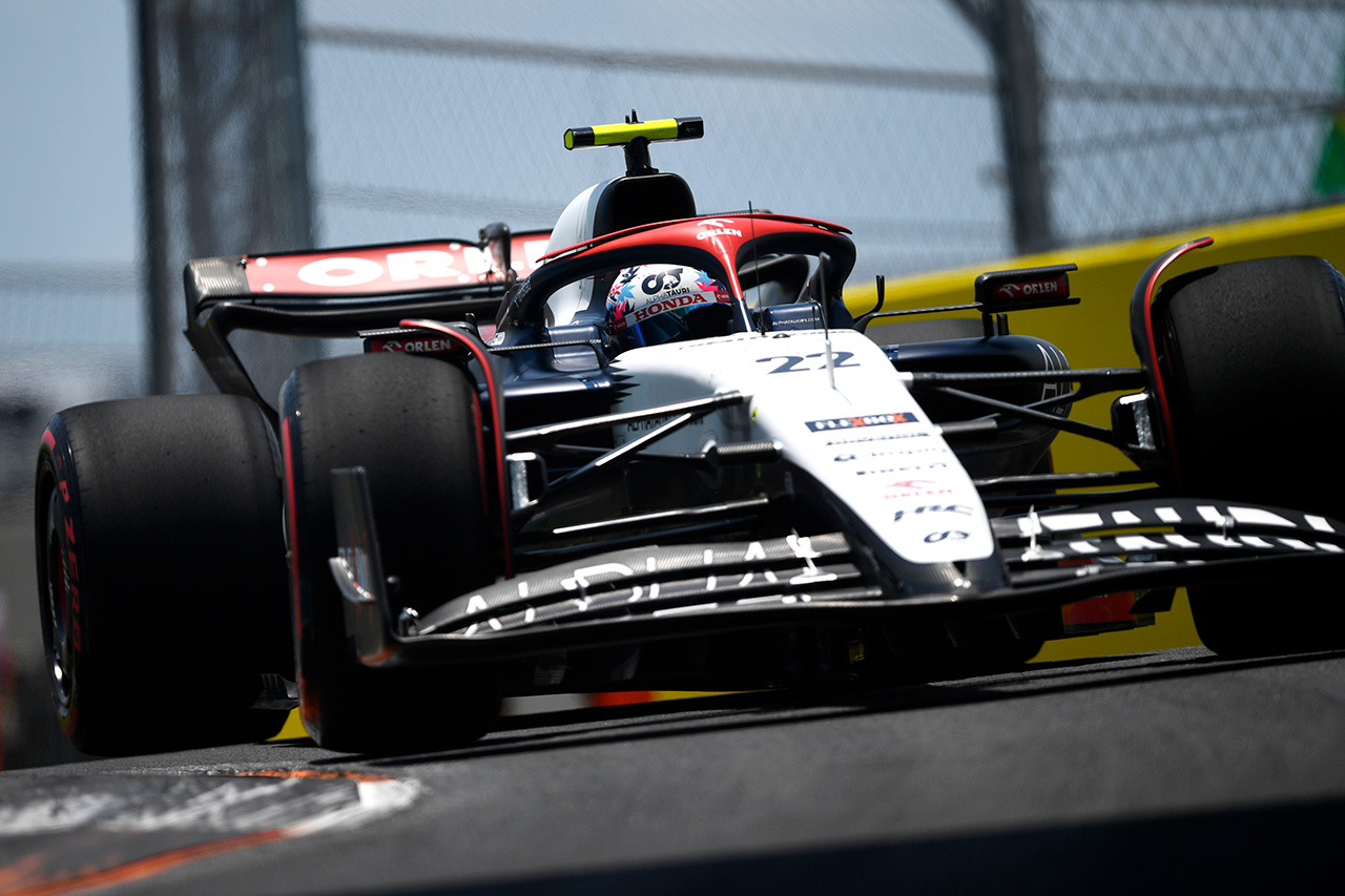 F1マイアミGP 予選Q1：アルファタウリF1の角田裕毅は17番手で敗退