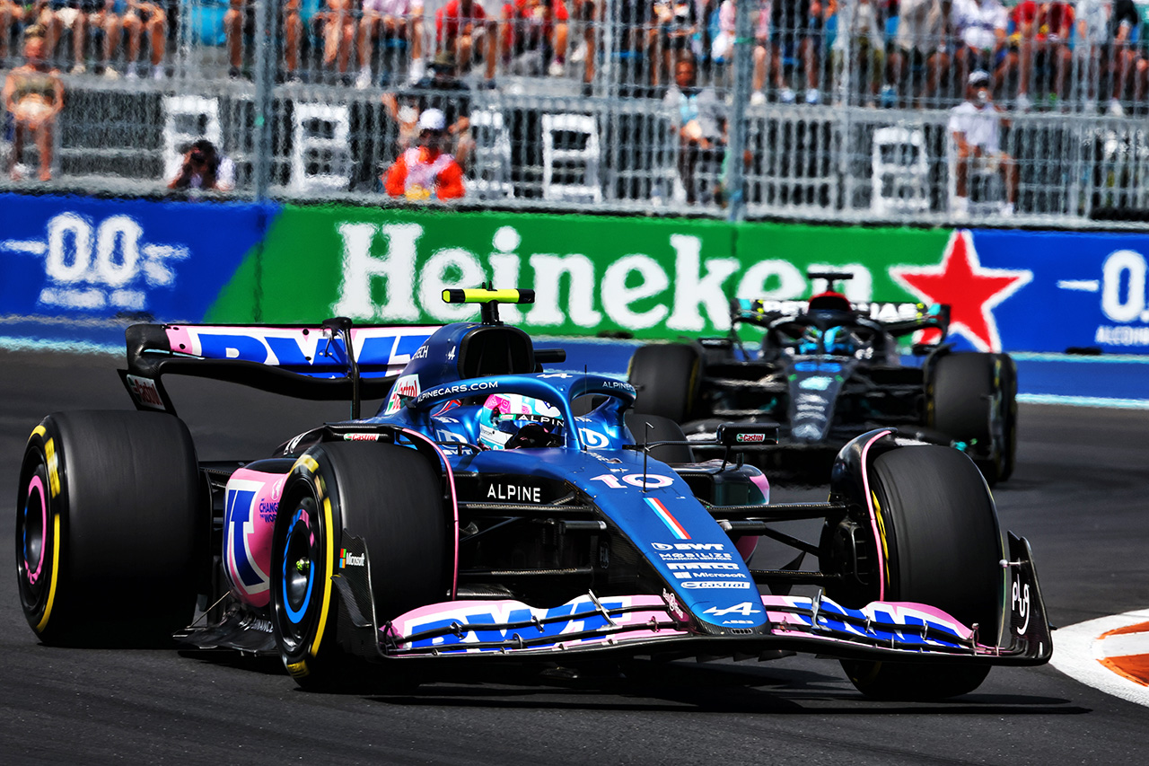 ピエール・ガスリー、F1マイアミGPでのダブル入賞は「チーム全員の功績」