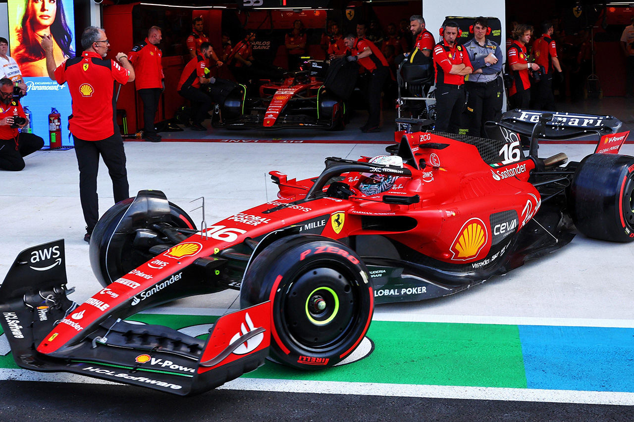 フェラーリF1、シャルル・ルクレールのギアボックスやフロアなどを交換