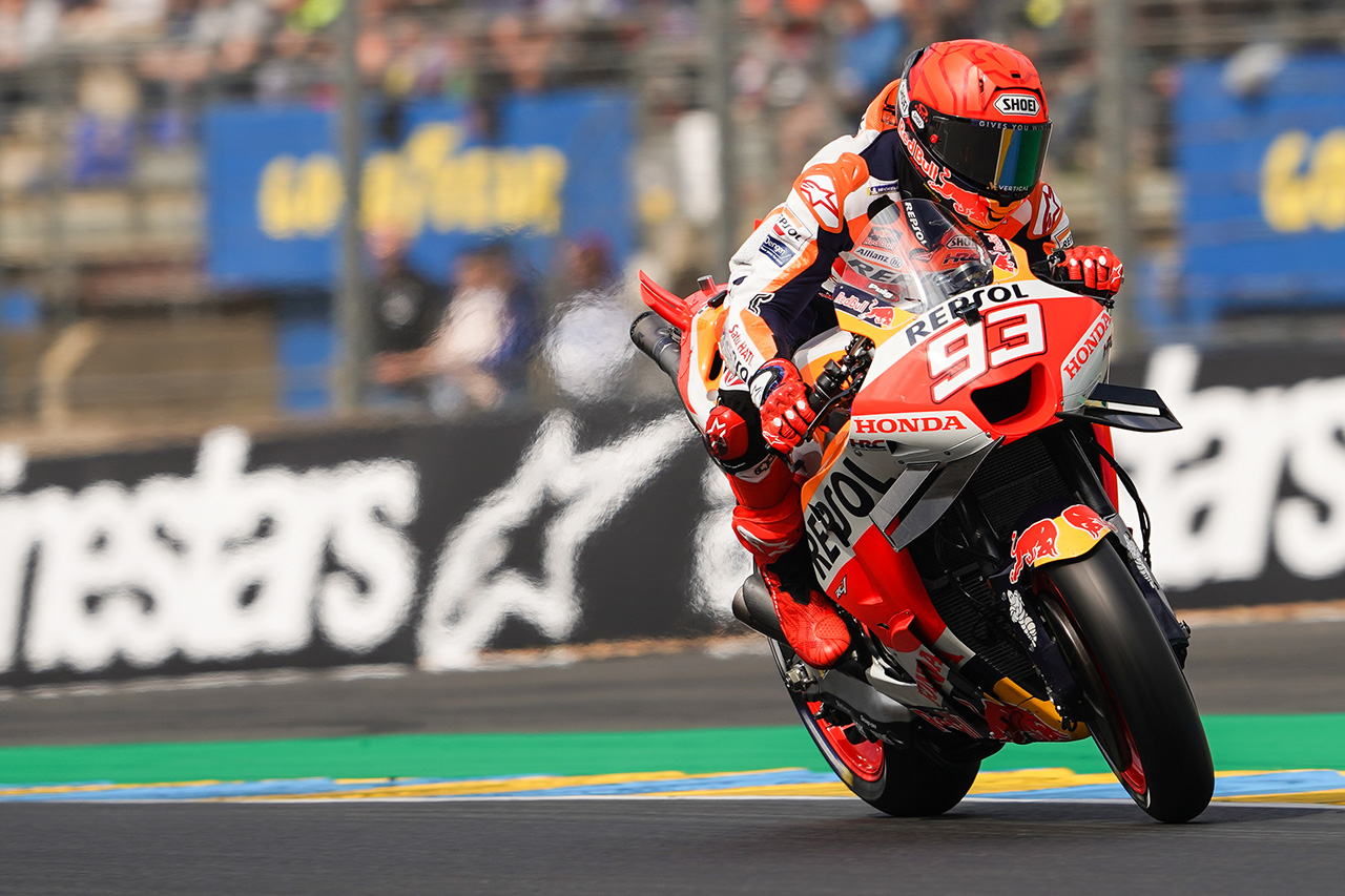 MotoGP：復帰戦のマルク・マルケスがフロントローからスプリント5位