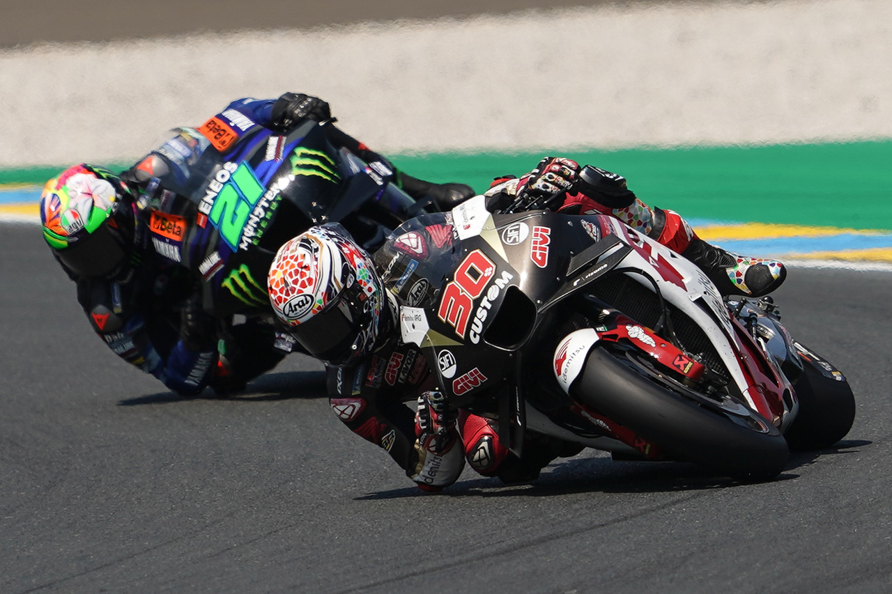 MotoGP：LCRホンダ、中上貴晶がル・マンで9位入賞