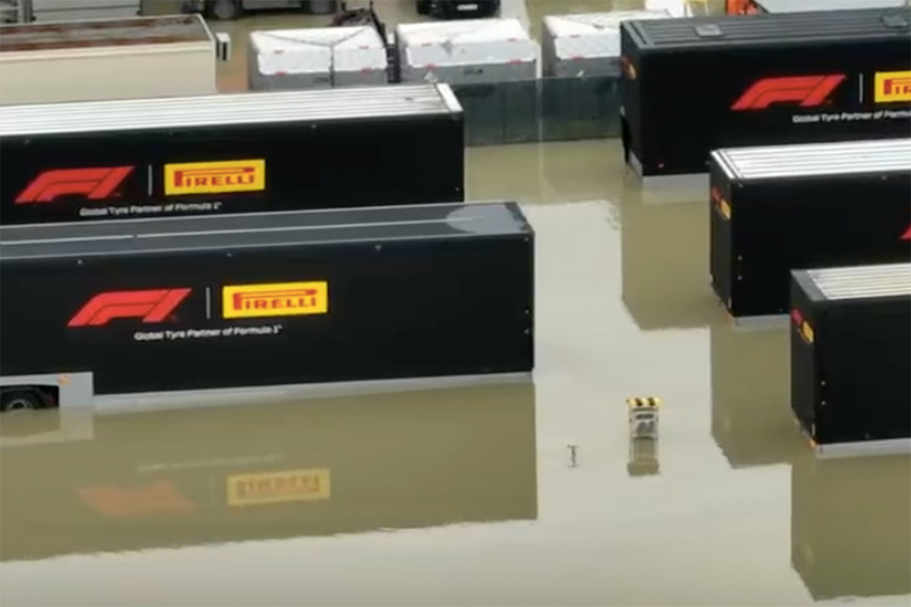 ピレリF1、タイヤ供給トラックが浸水もF1モナコGPに向けて「問題は軽微」