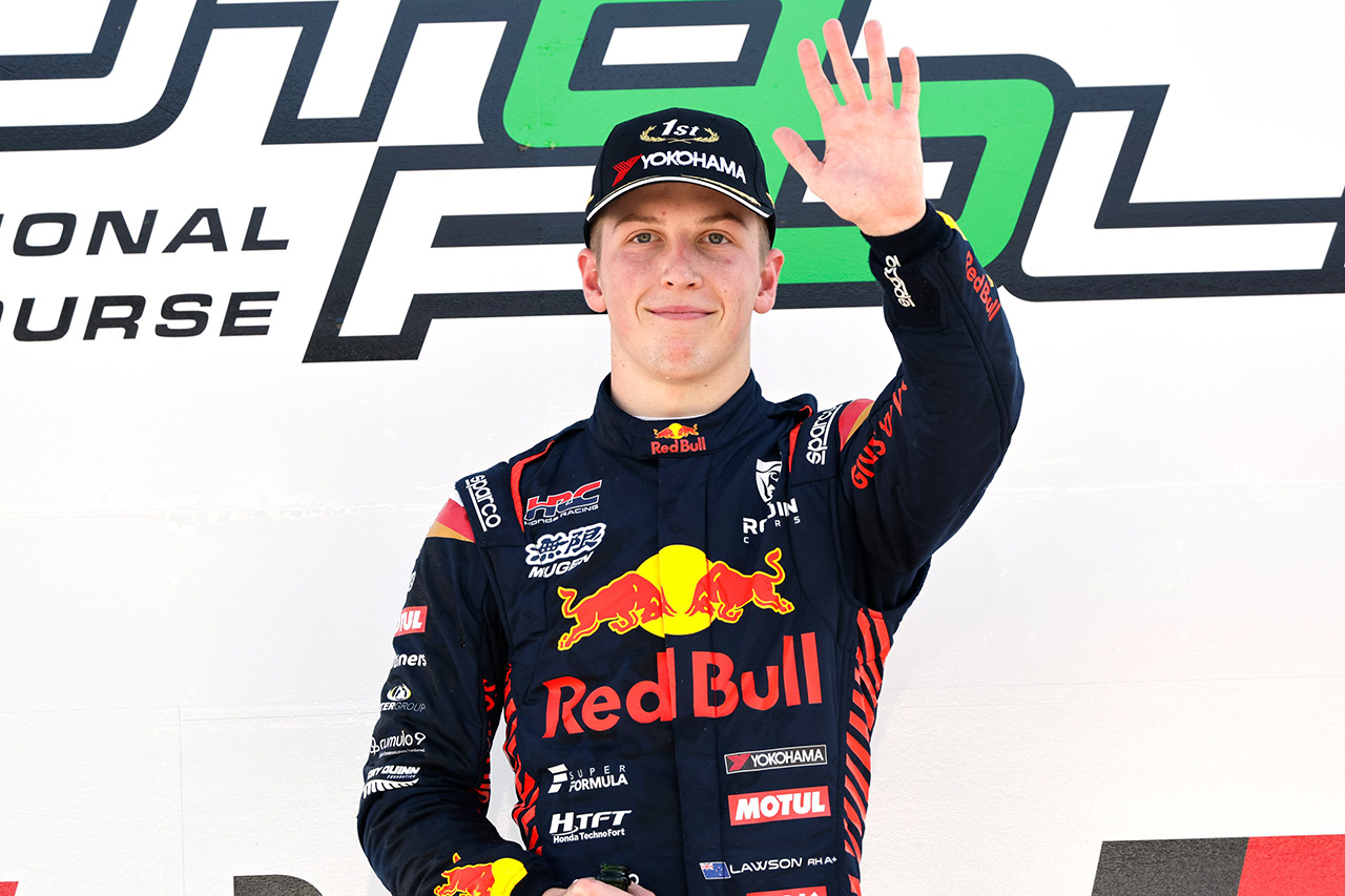 レッドブルF1育成のリアム・ローソン 「アドバイスをくれた野尻選手に感謝」