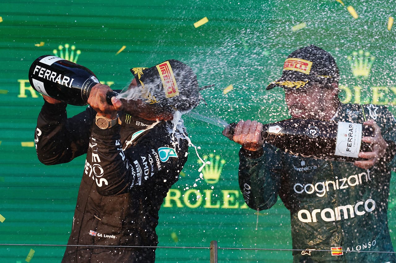 フェルナンド・アロンソ 「ハミルトンのメルセデスF1移籍はラッキーだった」