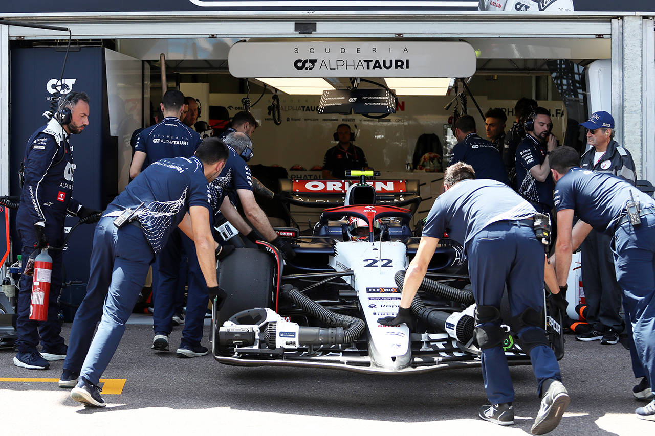 アルファタウリF1 「角田裕毅はリムにダメージを負ってロングランを逃した」