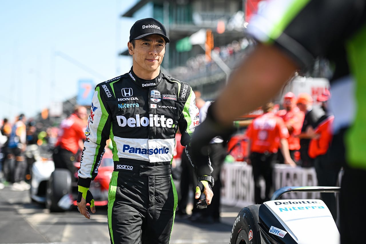 佐藤琢磨、インディ500最終プラクティス“カーブデー”で最速ラップ