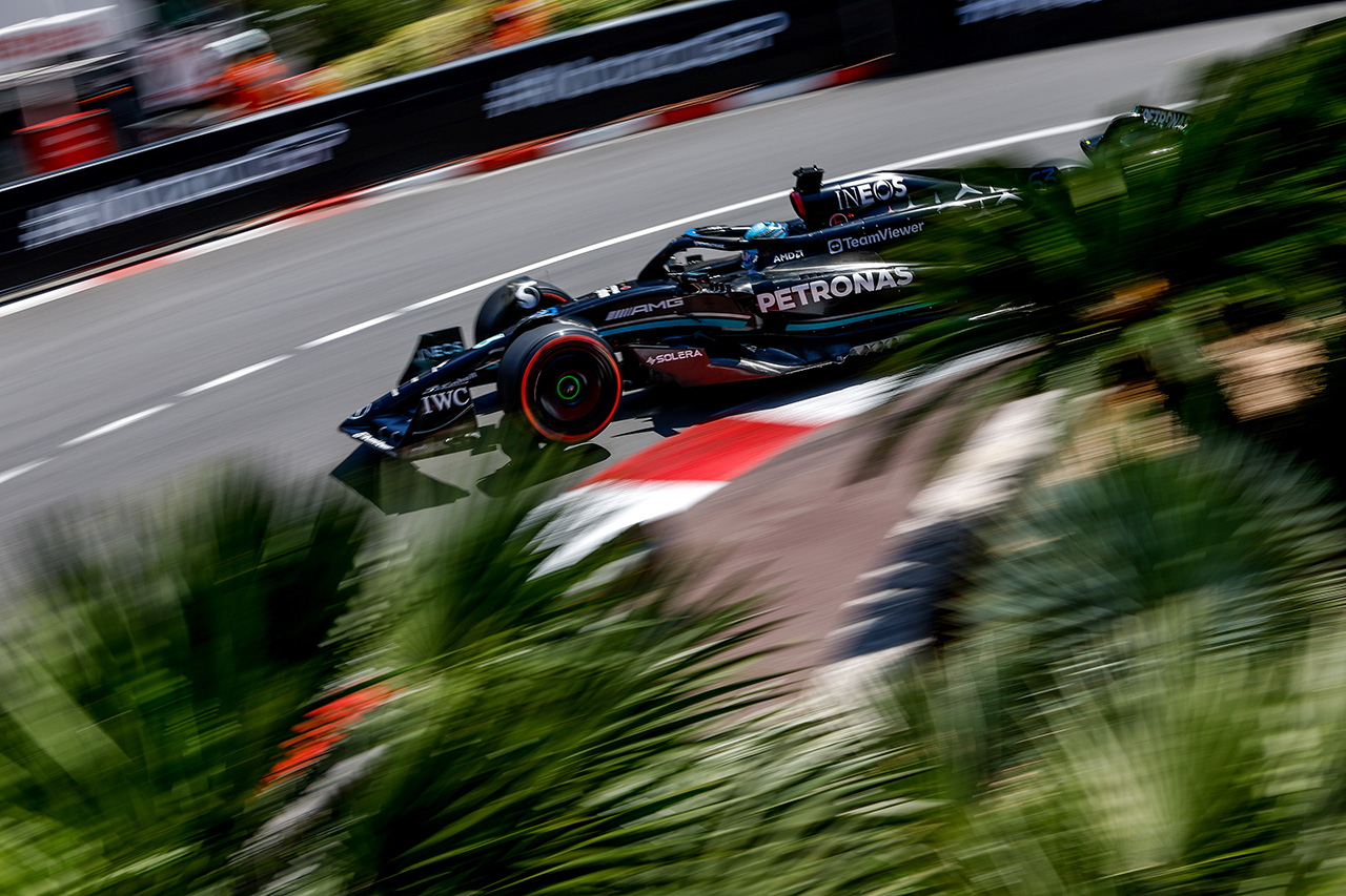 メルセデスF1のラッセル 「新型サイドポッドでのパフォーマンス追加はない」