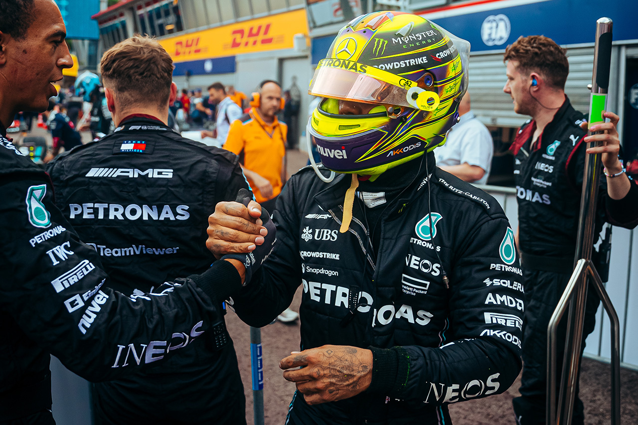 メルセデスF1のルイス・ハミルトン 「フェラーリを倒せたのは一歩前進」