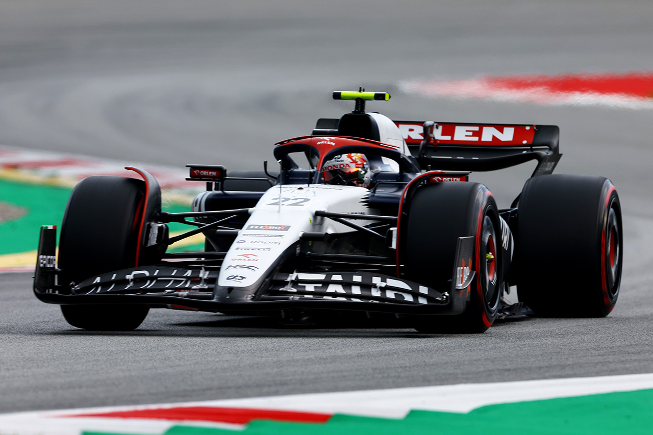 F1スペインGP 予選Q2：アルファタウリF1の角田裕毅は15番手で敗退