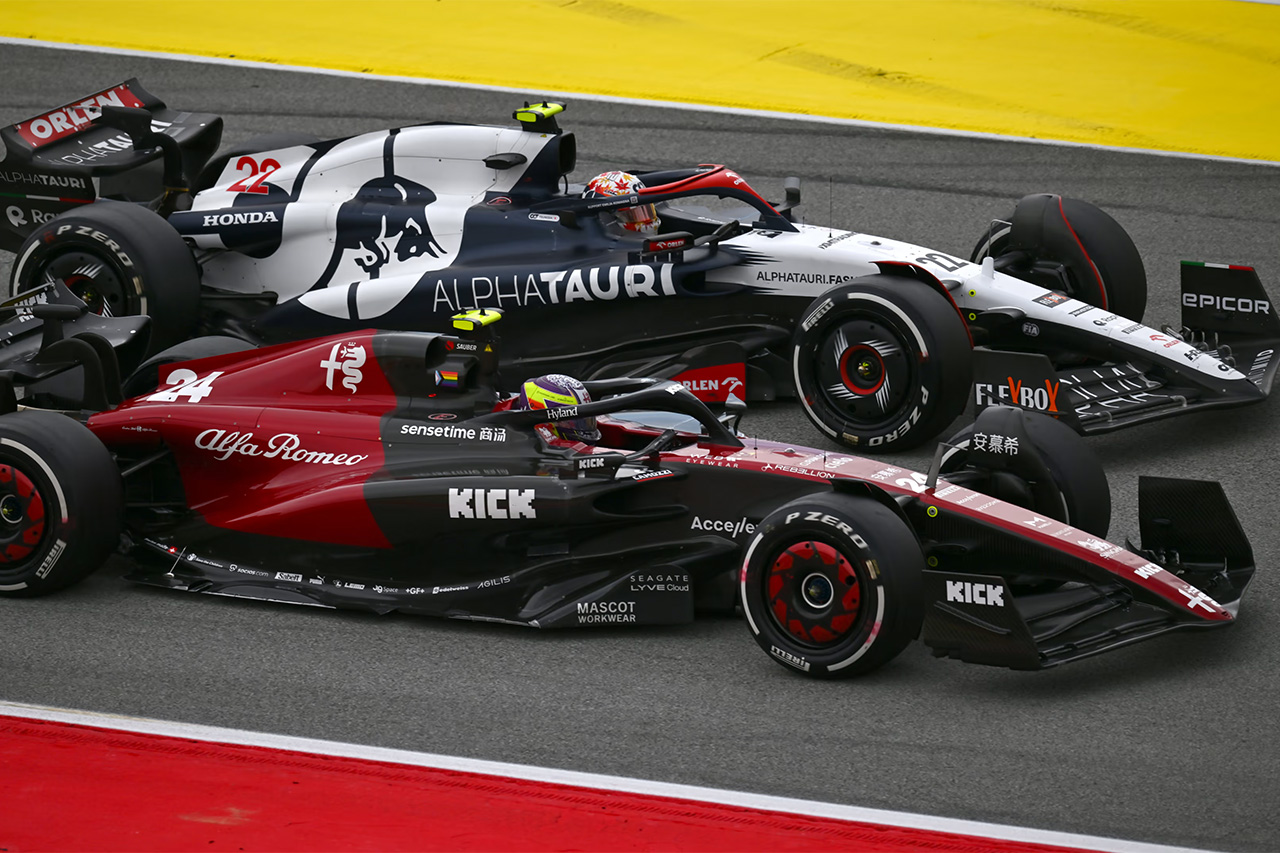 周冠宇 「角田裕毅はスペースを与えなかった」 / F1スペインGP決勝