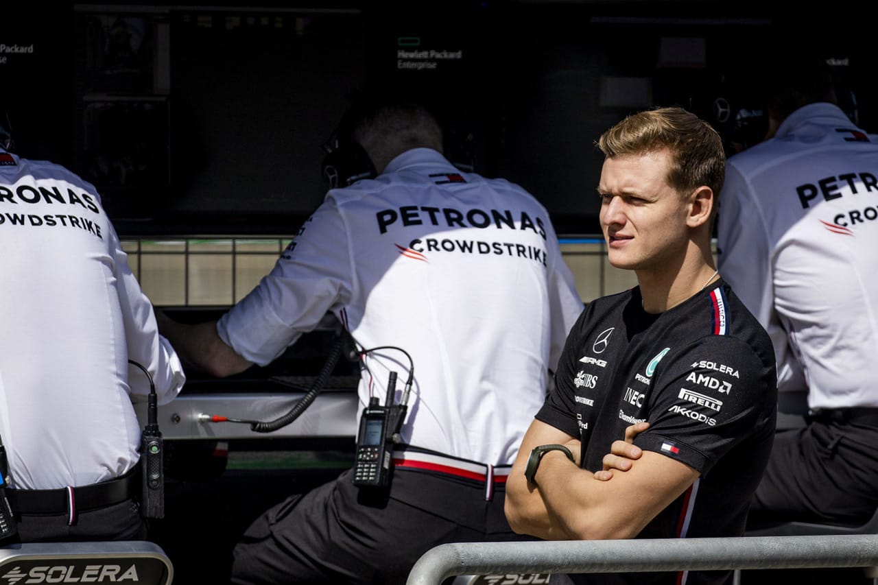 ミック・シューマッハ、メルセデスF1のダブル表彰台にシム作業で貢献