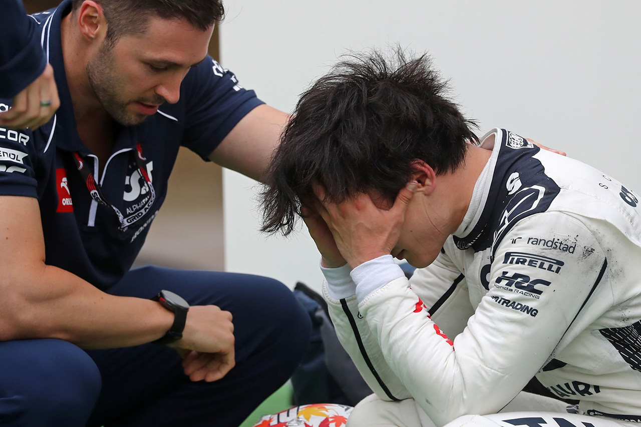 F1 角田裕毅 「チェッカー後のモニターで初めてペナルティに気付いた」