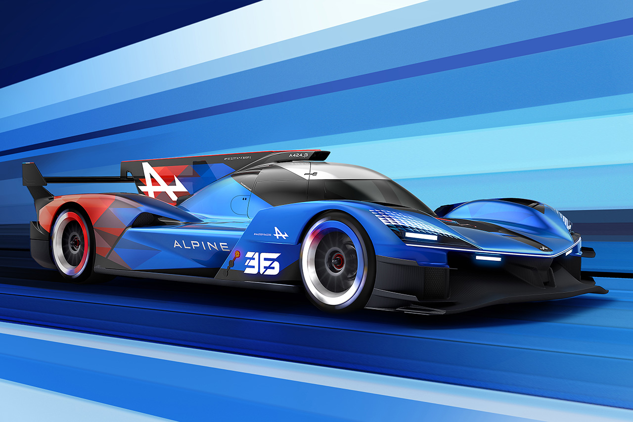 アルピーヌ、2024年WECハイパーカー参戦車両の前身「A424_β」を公開