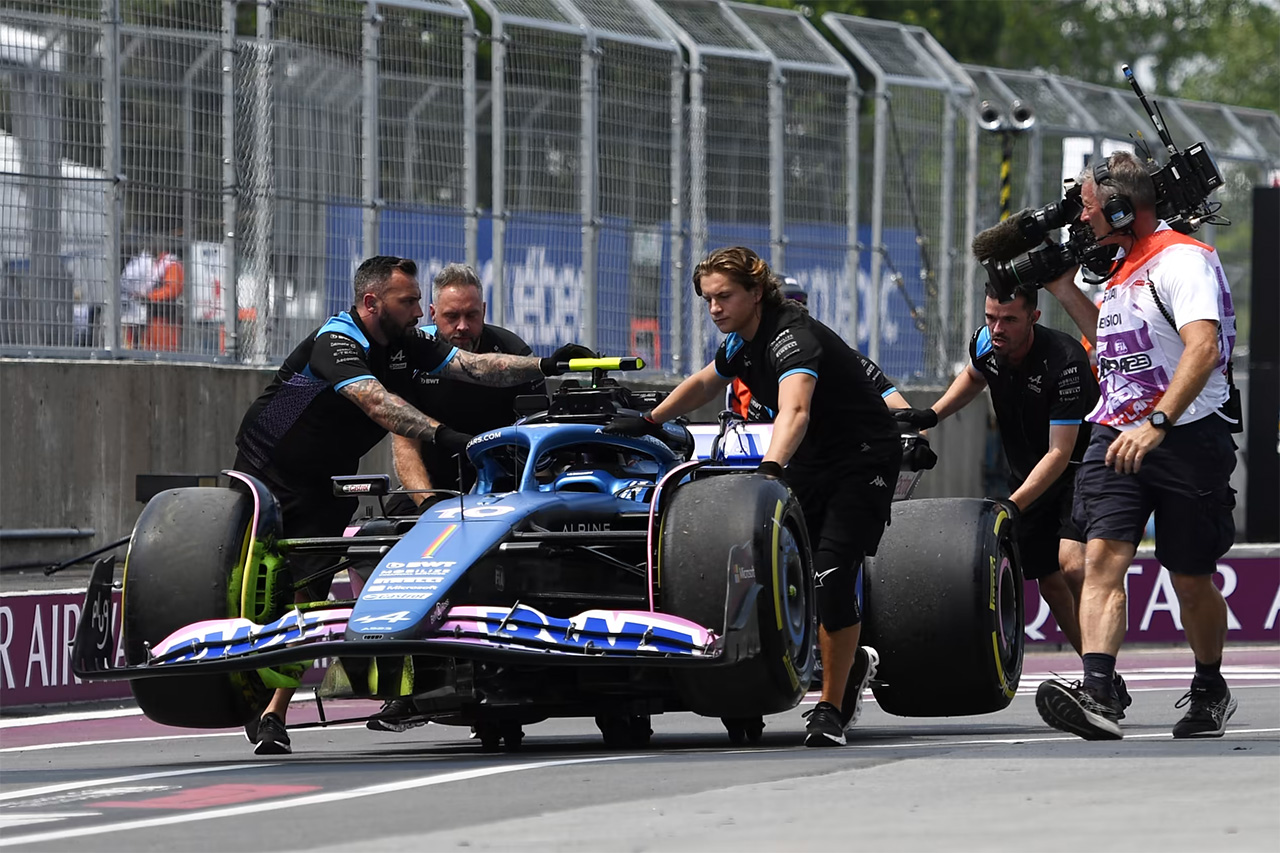 アルピーヌF1チーム：ガスリーはステアリング、オコンは水圧のトラブル