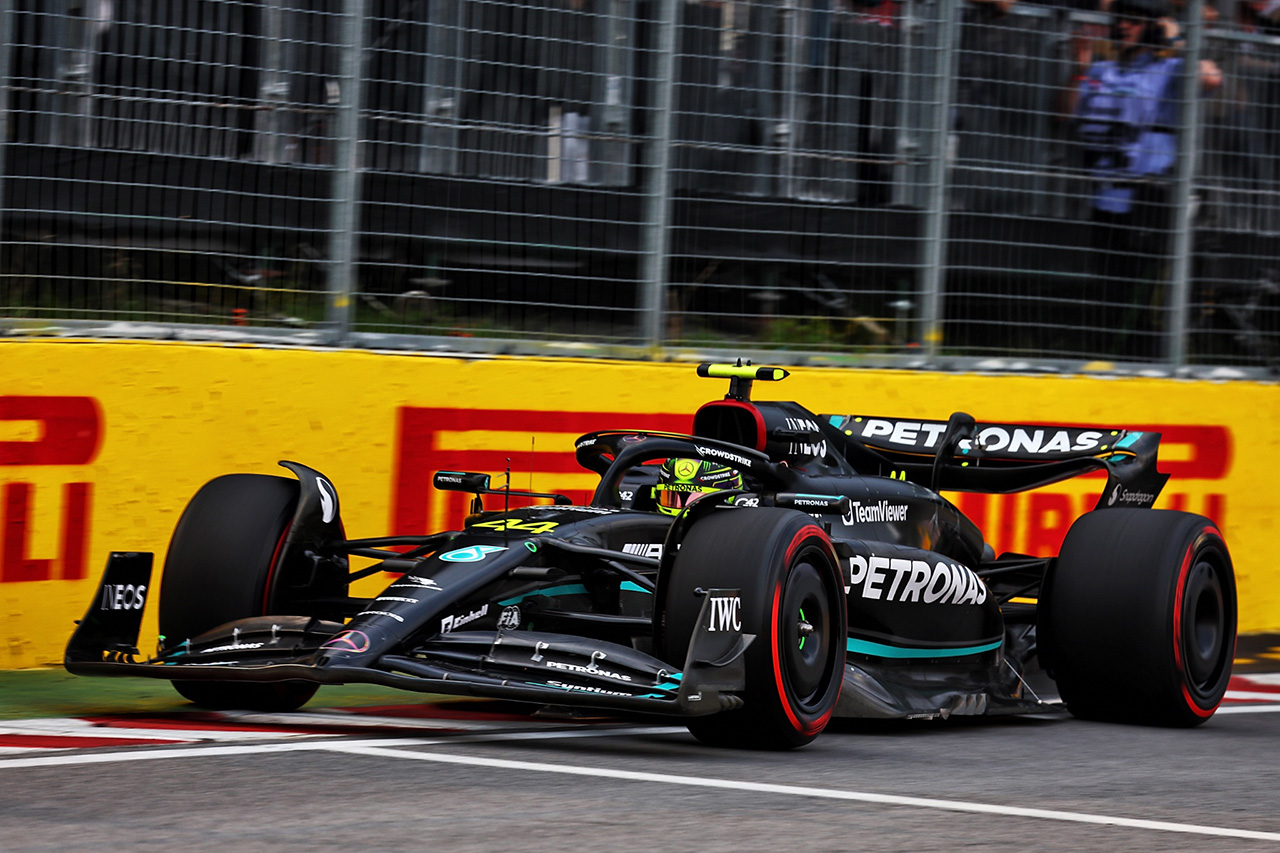 FP2:ハミルトン最速でメルセデスF1が終盤に雨のカナダGP初日ワンツー