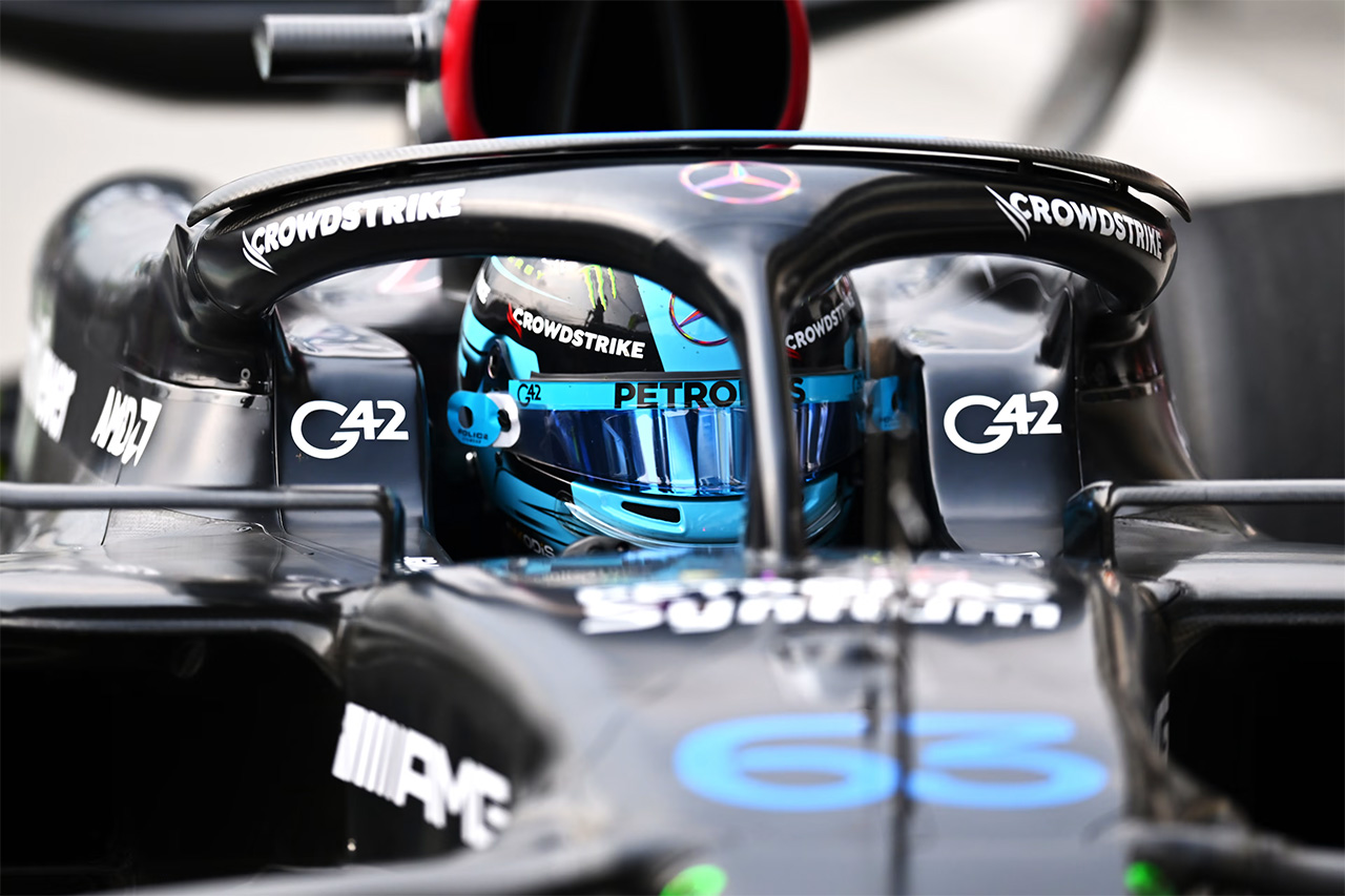 メルセデスF1のジョージ・ラッセル 「予選ペースはまだグループ最後尾」