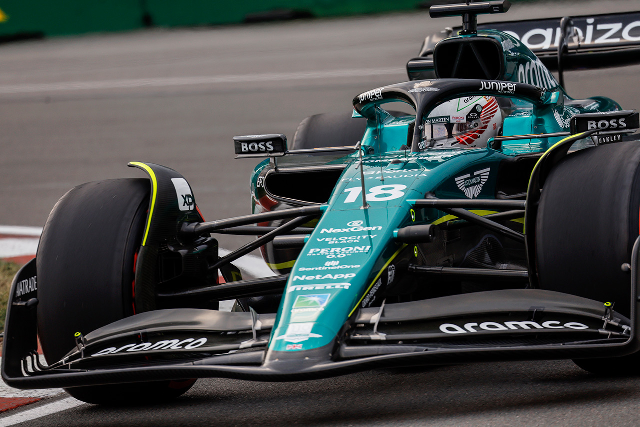 アストンF1のランス・ストロール 「アップグレードの感触はいい感じ」