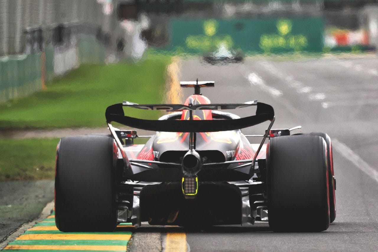 レッドブルF1、RB19のDRSの強力な効果を生み出すディフューザーとの連動