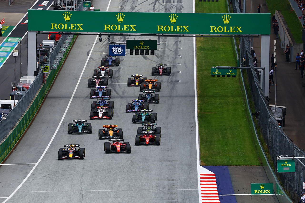 F1オーストリアGP 決勝:マックス・フェルスタッペンが優勝