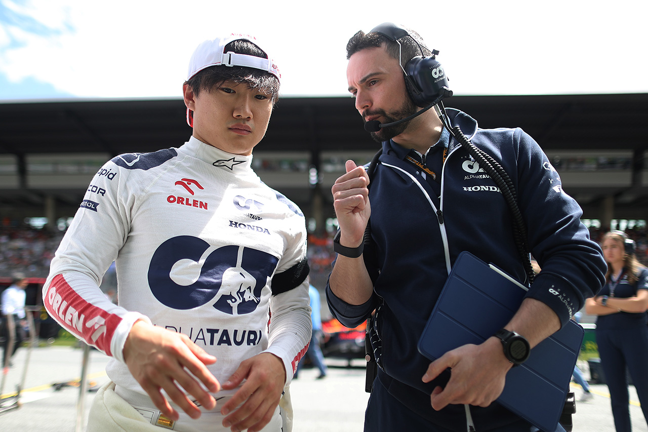 角田裕毅、F1オーストリアGP決勝は18位「1周目の事故後マシンに違和感」