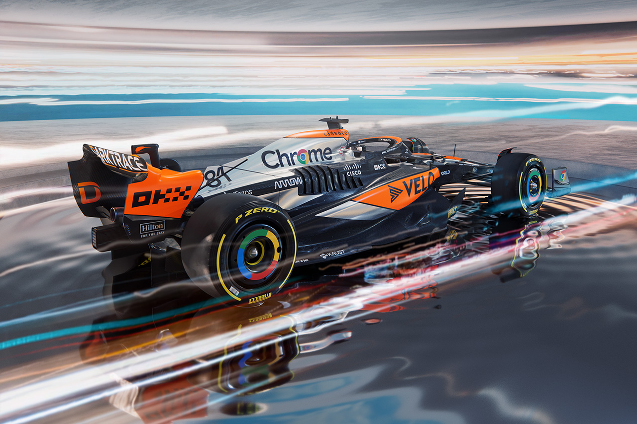 マクラーレンF1、クローム特別カラーで「パパイヤとの繋がりを大事にした」