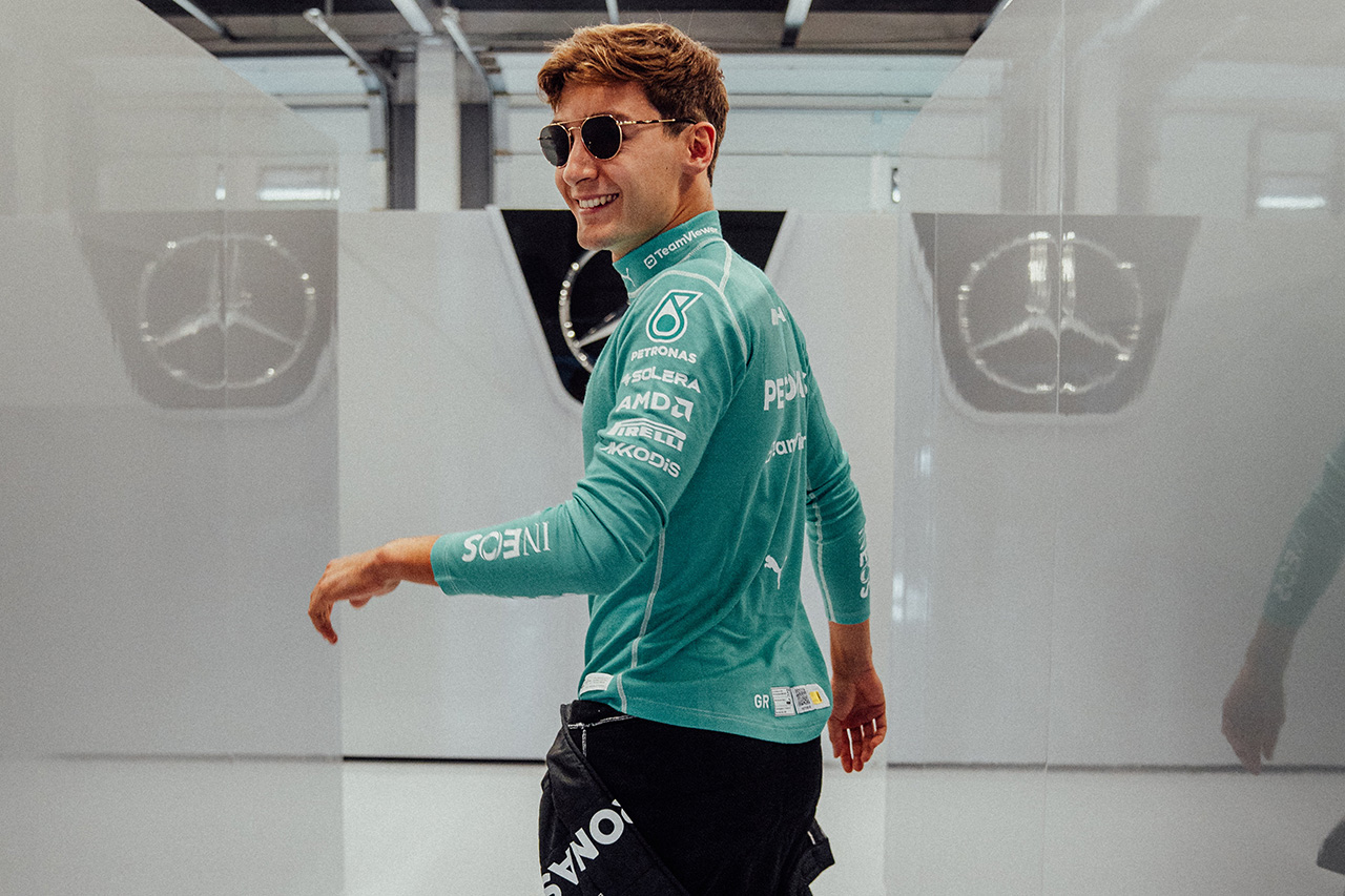 メルセデスF1のジョージ・ラッセル 「気温が高くなると一歩後退する傾向」