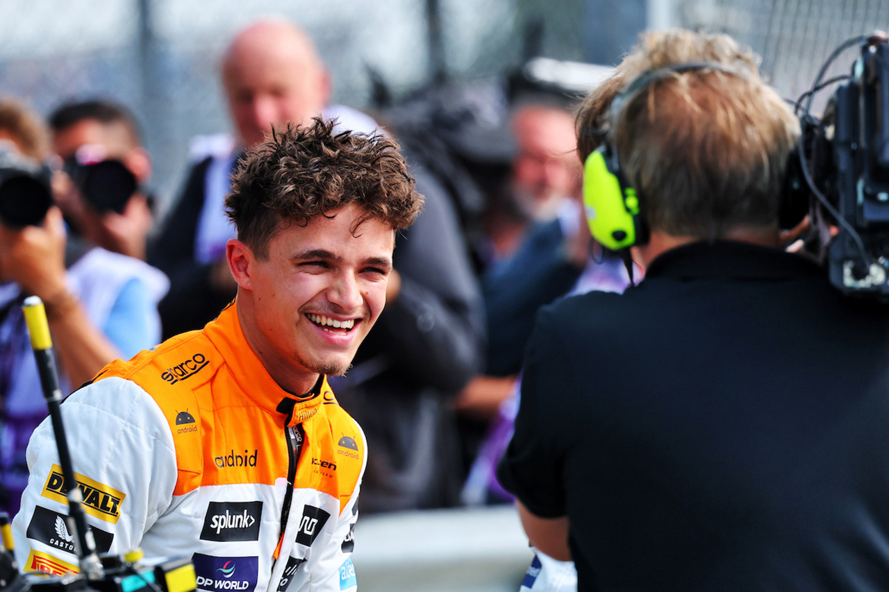 ランド・ノリス、F1イギリスGP予選で衝撃の2位「トップ5を目指して戦える」