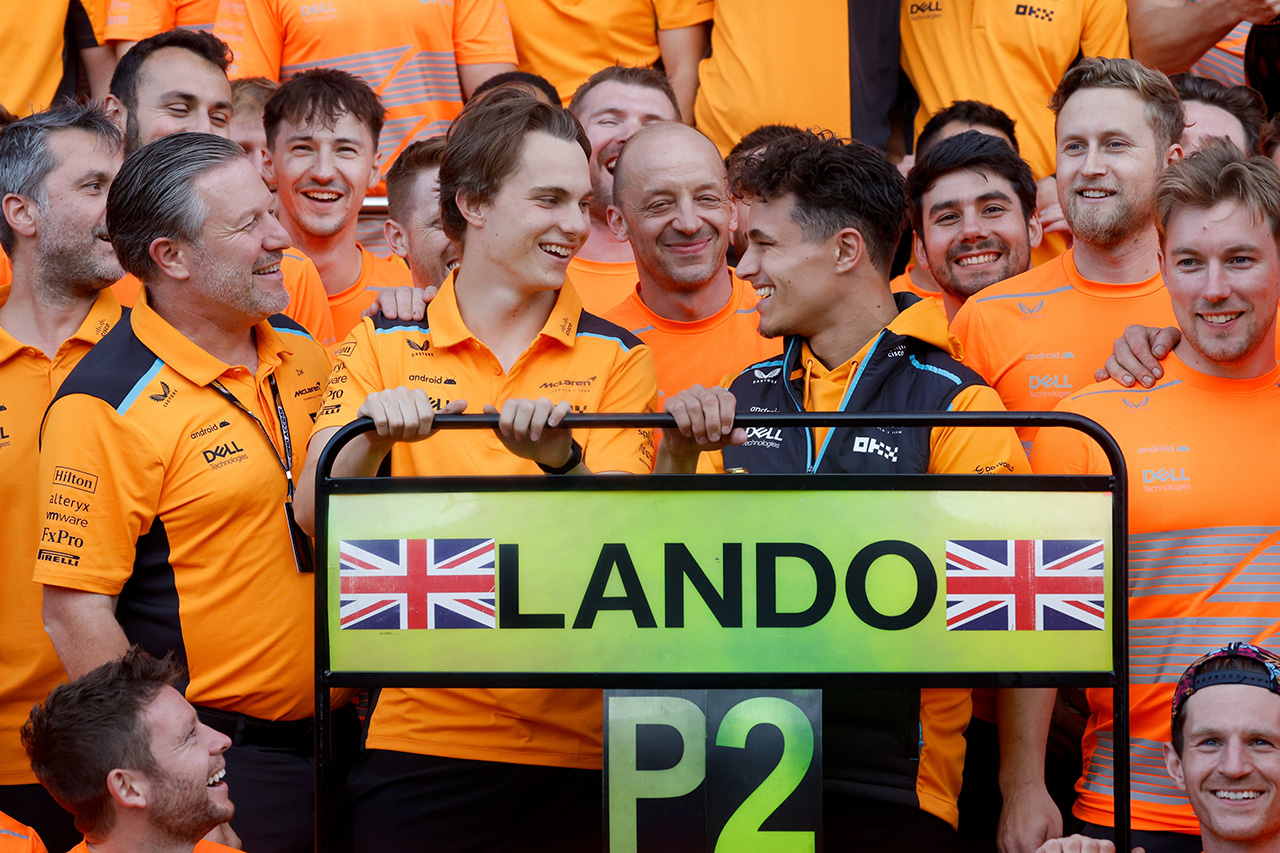 ランド・ノリス 「ピアストリはマクラーレンF1のレベルを引き上げた」