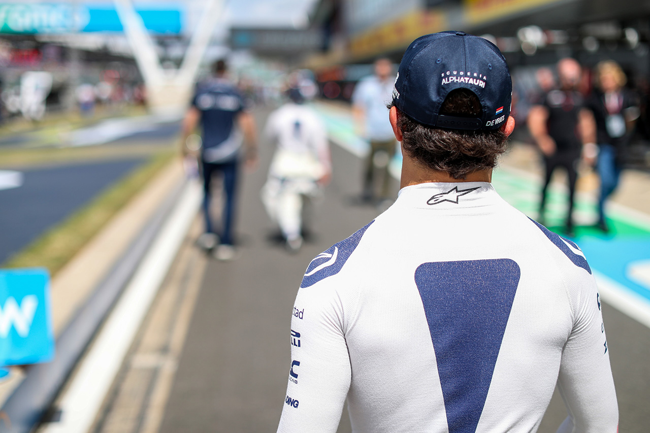アルファタウリF1のデ・フリース、最下位フィニッシュも「悪くないレース」