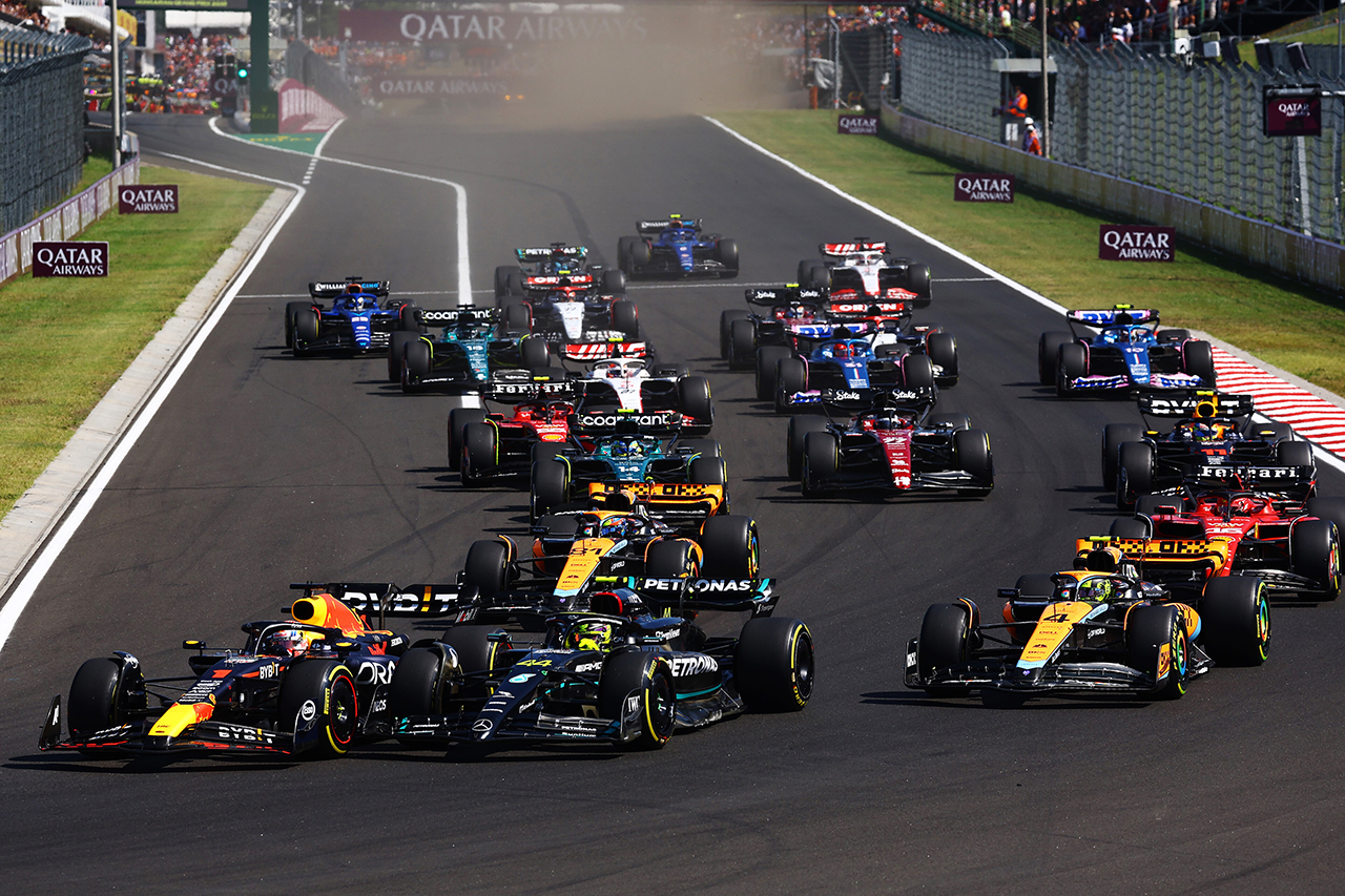 F1ハンガリーGP 決勝：マックス・フェルスタッペンが優勝 ノリスが2位