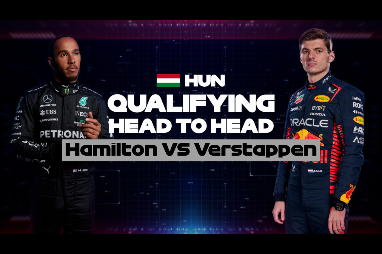 【動画】 ハミルトン vs フェルスタッペン 予選ラップ比較 / F1ハンガリーGP