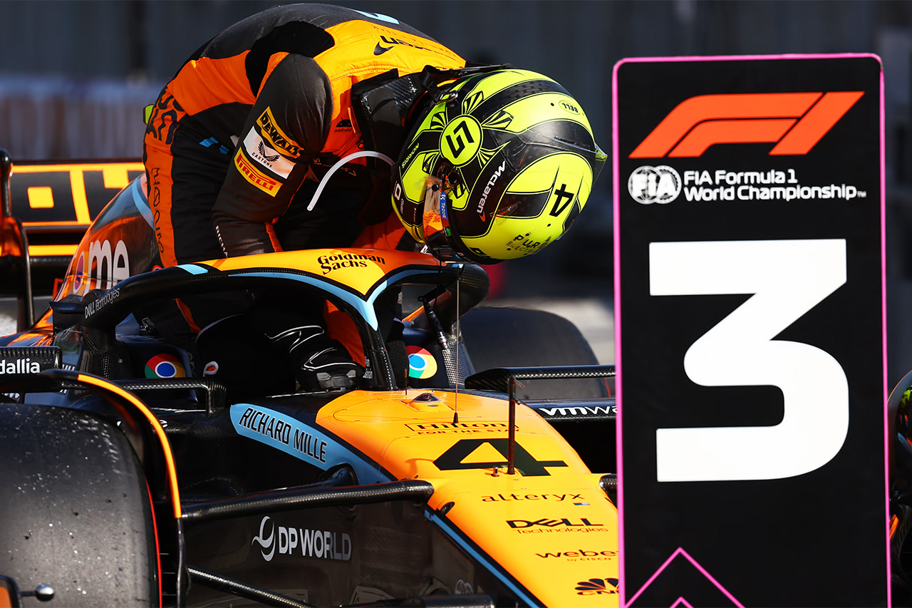 マクラーレンF1のランド・ノリス、0.08秒差の予選3番手に「悔しさもある」