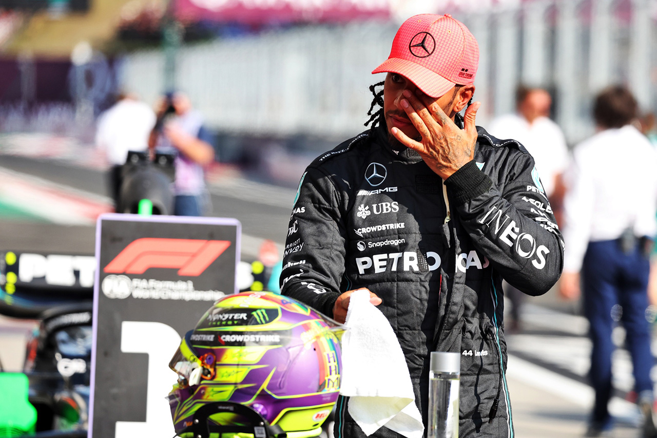 メルセデスF1のルイス・ハミルトン、33戦ぶりのPP獲得 「全てを出し切った」