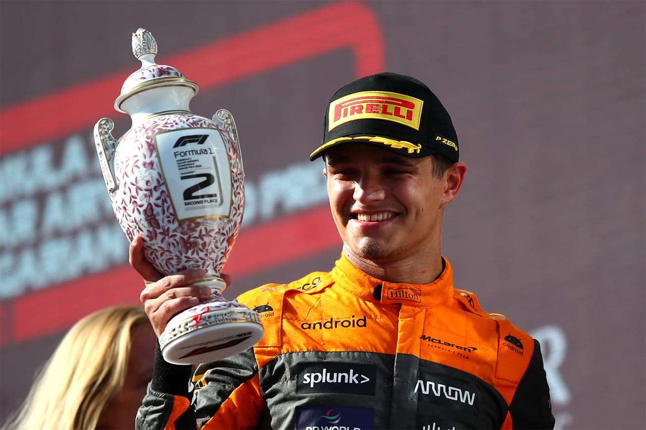 マクラーレンF1のノリス、連続2位表彰台「中傷が間違っていたことを証明」