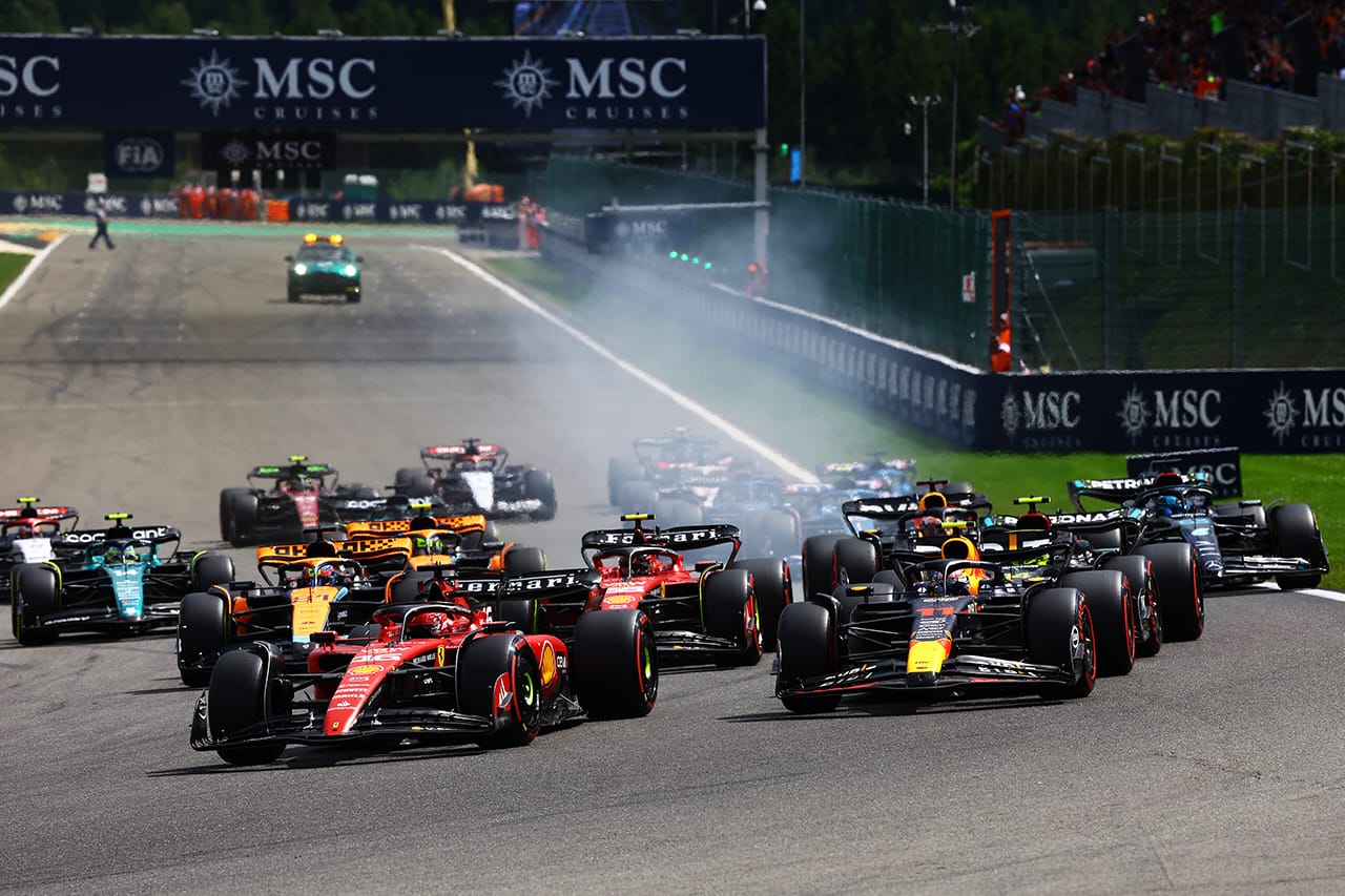 F1ベルギーGP 決勝:マックス・フェルスタッペンが優勝 角田裕毅が10位