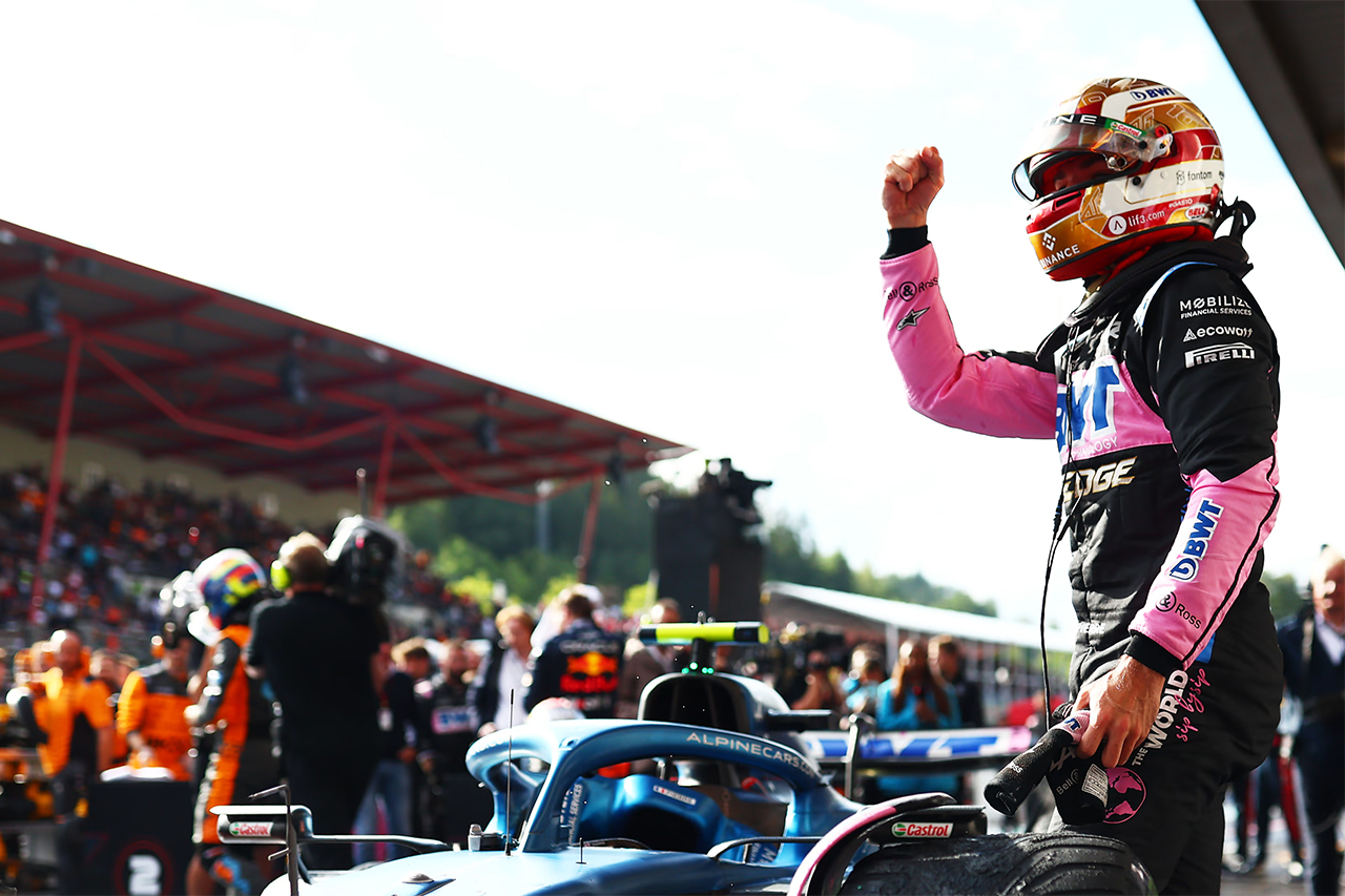 アルピーヌF1のピエール・ガスリー、スプリント3位 「かなりハッピー」