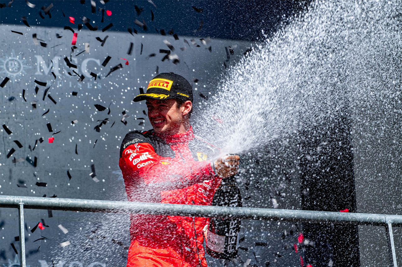フェラーリF1のシャルル・ルクレール 「ハミルトンをベースに戦略を立てた」