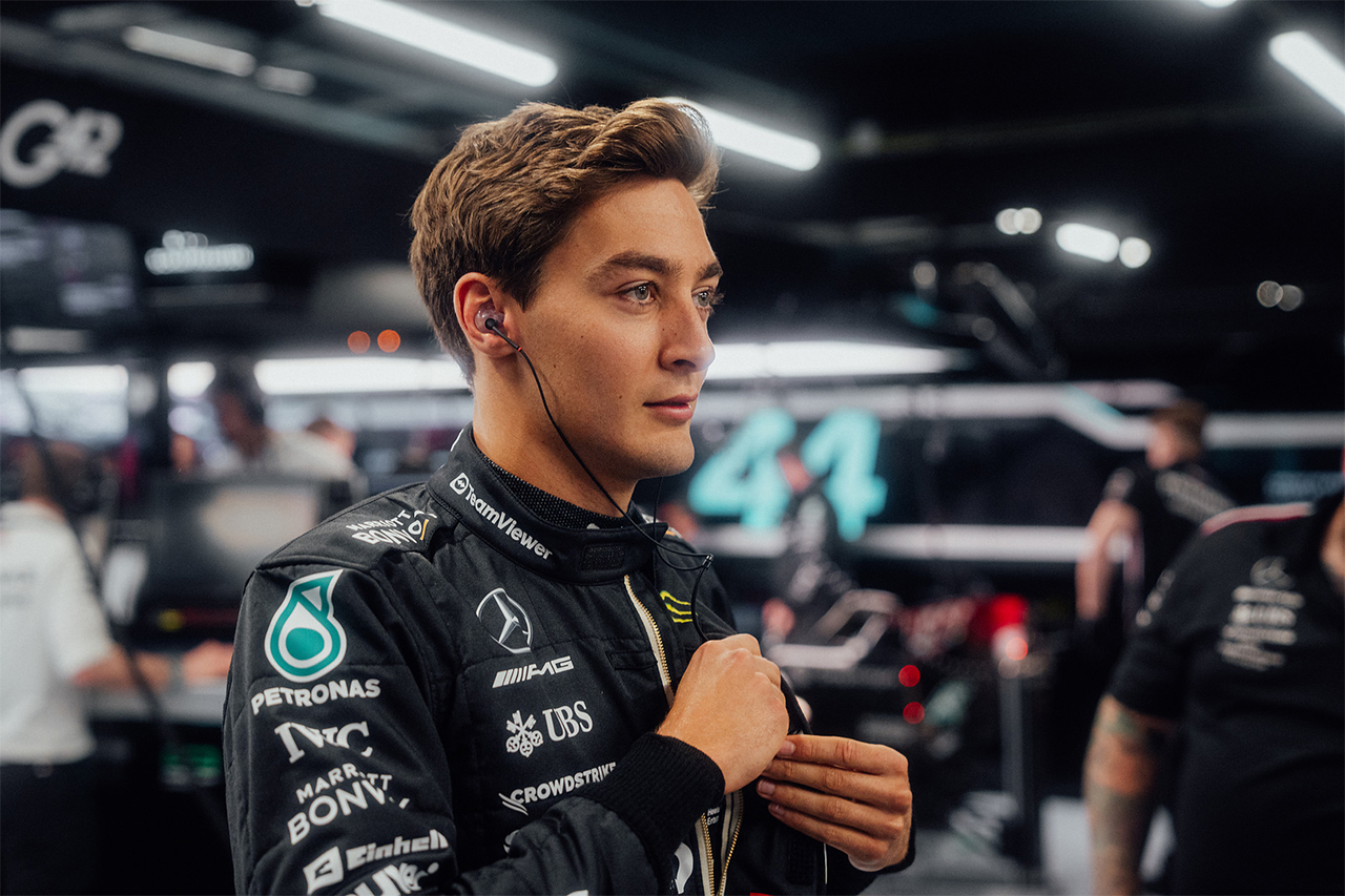 メルセデスF1のラッセル 「W15は“栄光の時代”からインスピレーション」