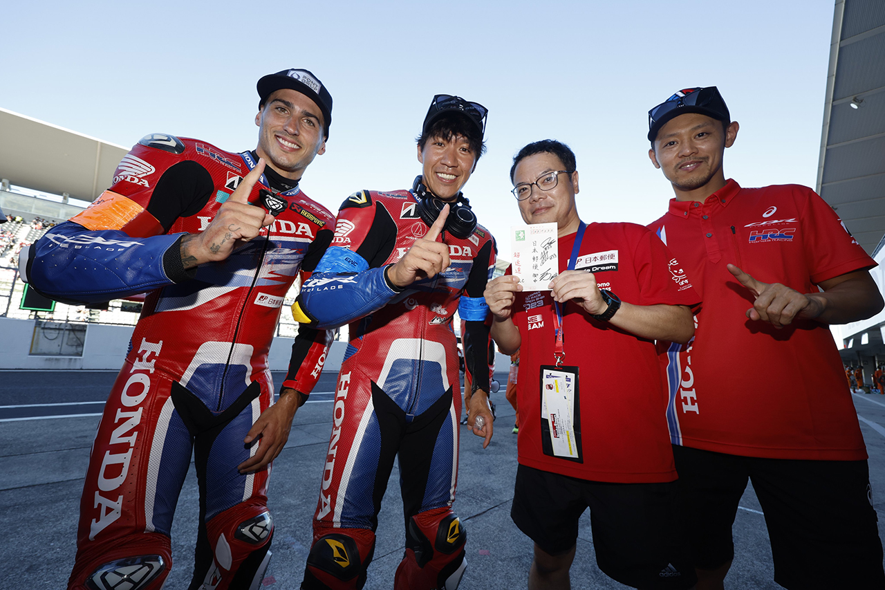 鈴鹿8耐:Team HRC with 日本郵便が2年連続でポールポジションを獲得