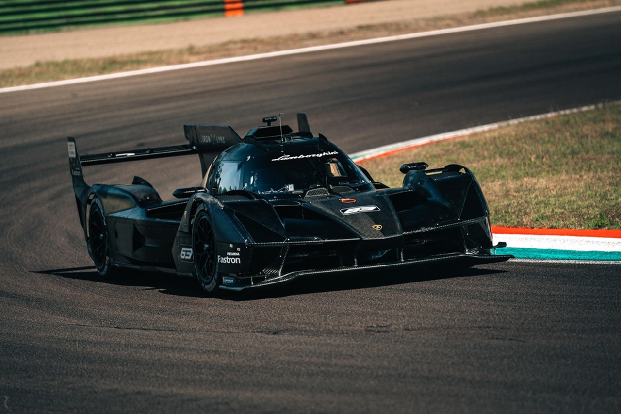 ランボルギーニ、WEC/IMSA参戦車両『SC63』で2日間のテストを完了