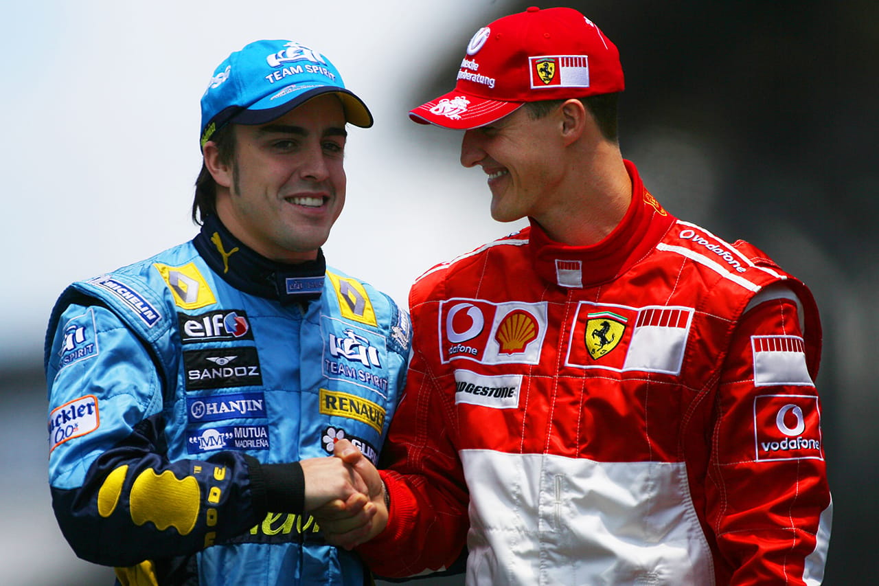 アロンソ 「F1でミハエル・シューマッハより遅いと思ったことはなかった」