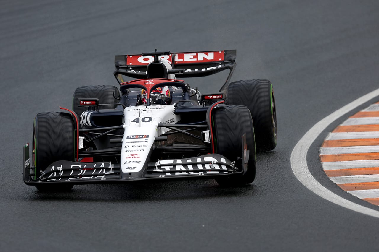 F1オランダGP 予選Q1:予選デビューのリアム・ローソンは最下位で敗退