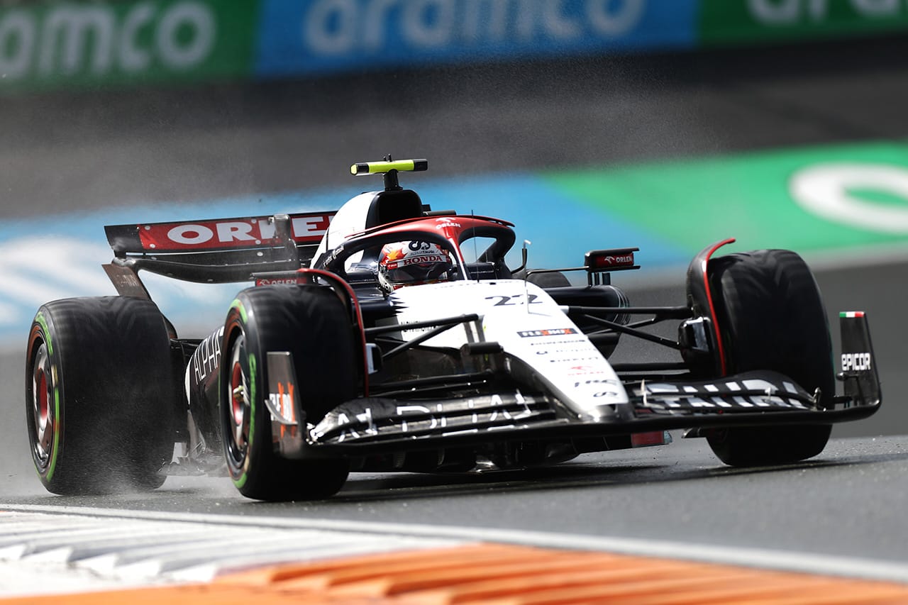 F1オランダGP 予選Q2:角田裕毅は14番手で敗退