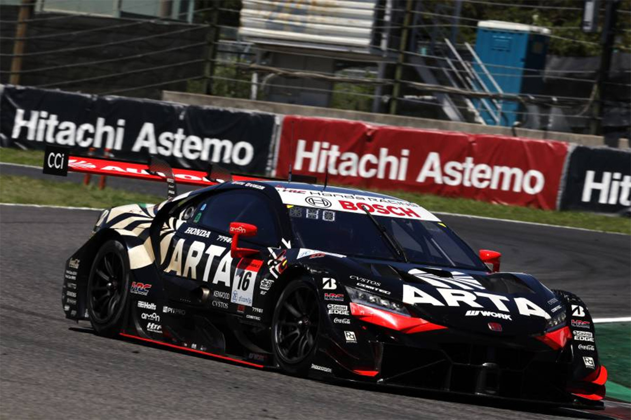 SUPER GT:ARTA MUGEN NSX-GTが新体制で初ポールポジション