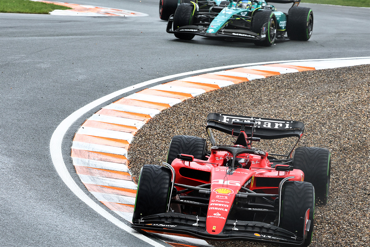 ルクレール、F1オランダGPは「ダウンフォースを60ポイント以上失っていた」