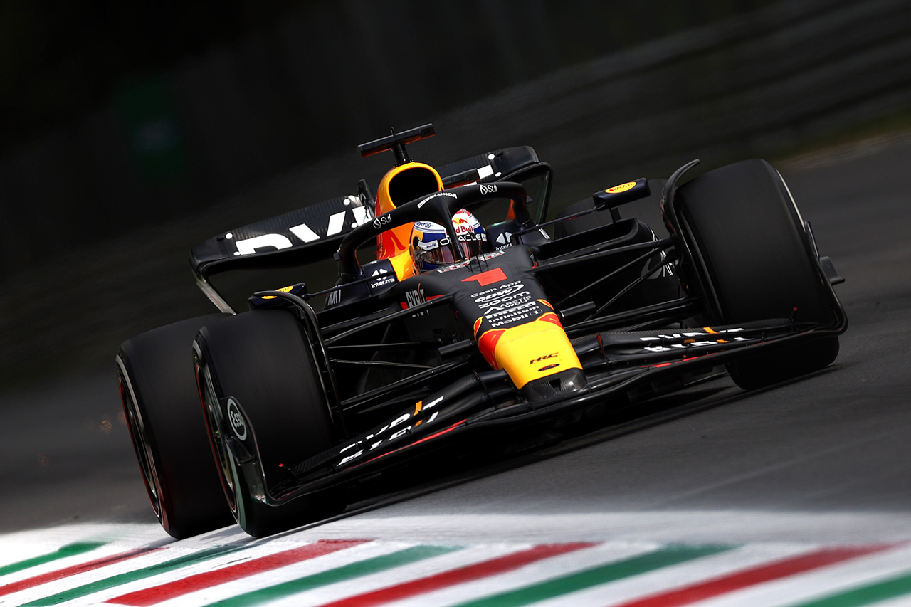 FP1:フェルスタッペンがATA試行のF1イタリアGPの週末を最速スタート