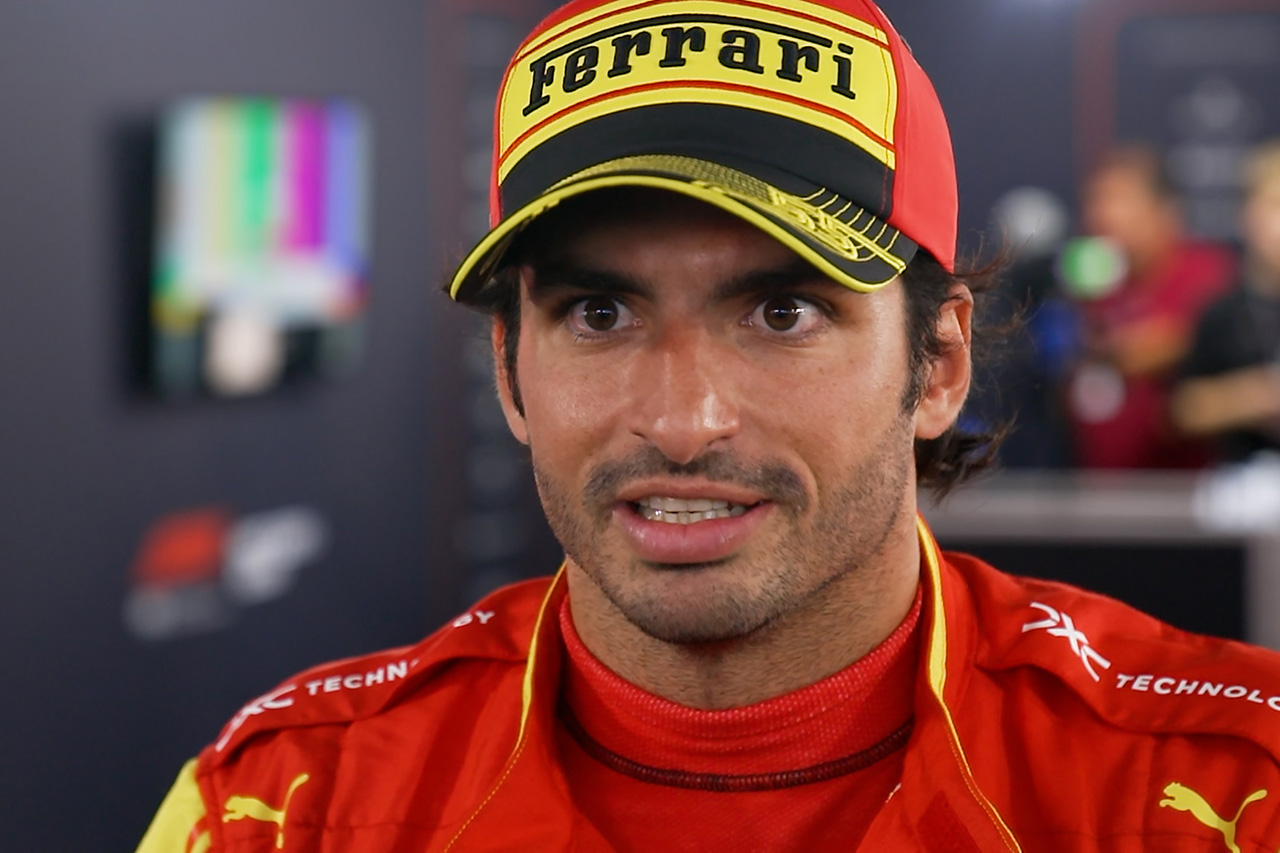 サインツ F1イタリアGP予選1番手「可能な限りフェルスタッペンを苦しめたい」
