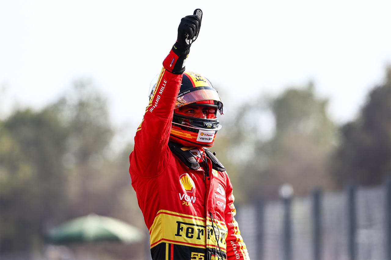予選:サインツがフェラーリの地元F1イタリアGPで自身4度目のポール